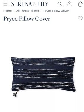 Serena & Lily Pryce Pillow Cover & Insert